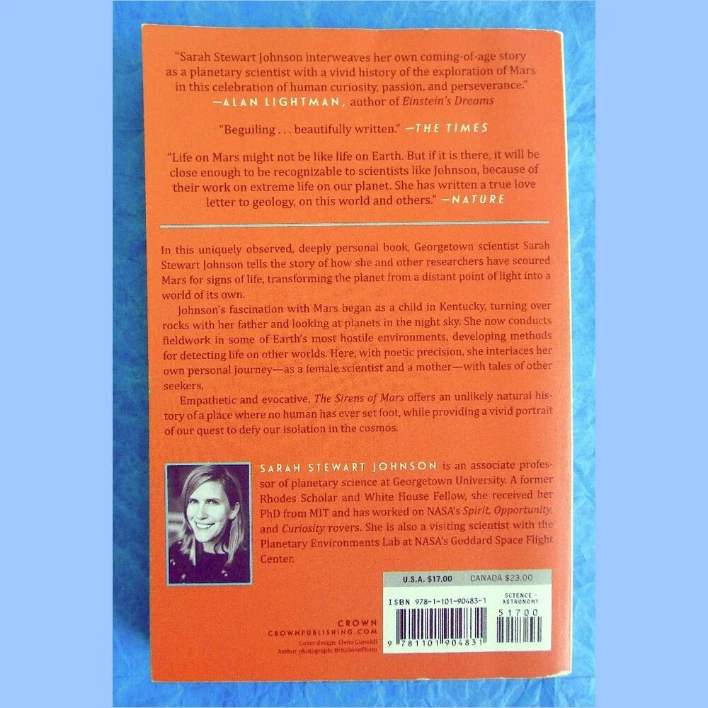 Book - The Sirens of Mars: Searching for Life on Another World, by Sarah Johnson - Picture 15 of 15